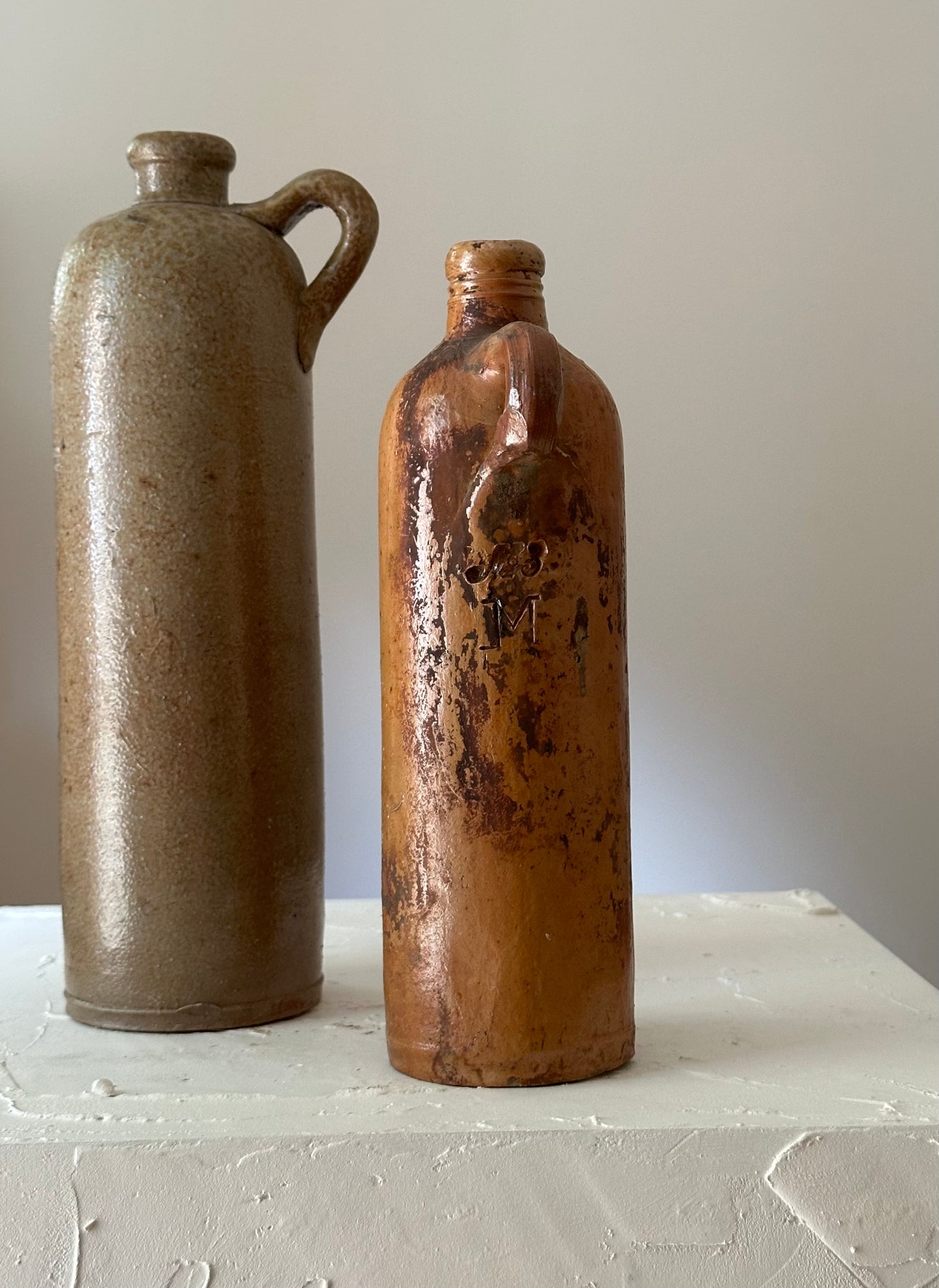 Portuguese Stoneware Olive Oil Vessel