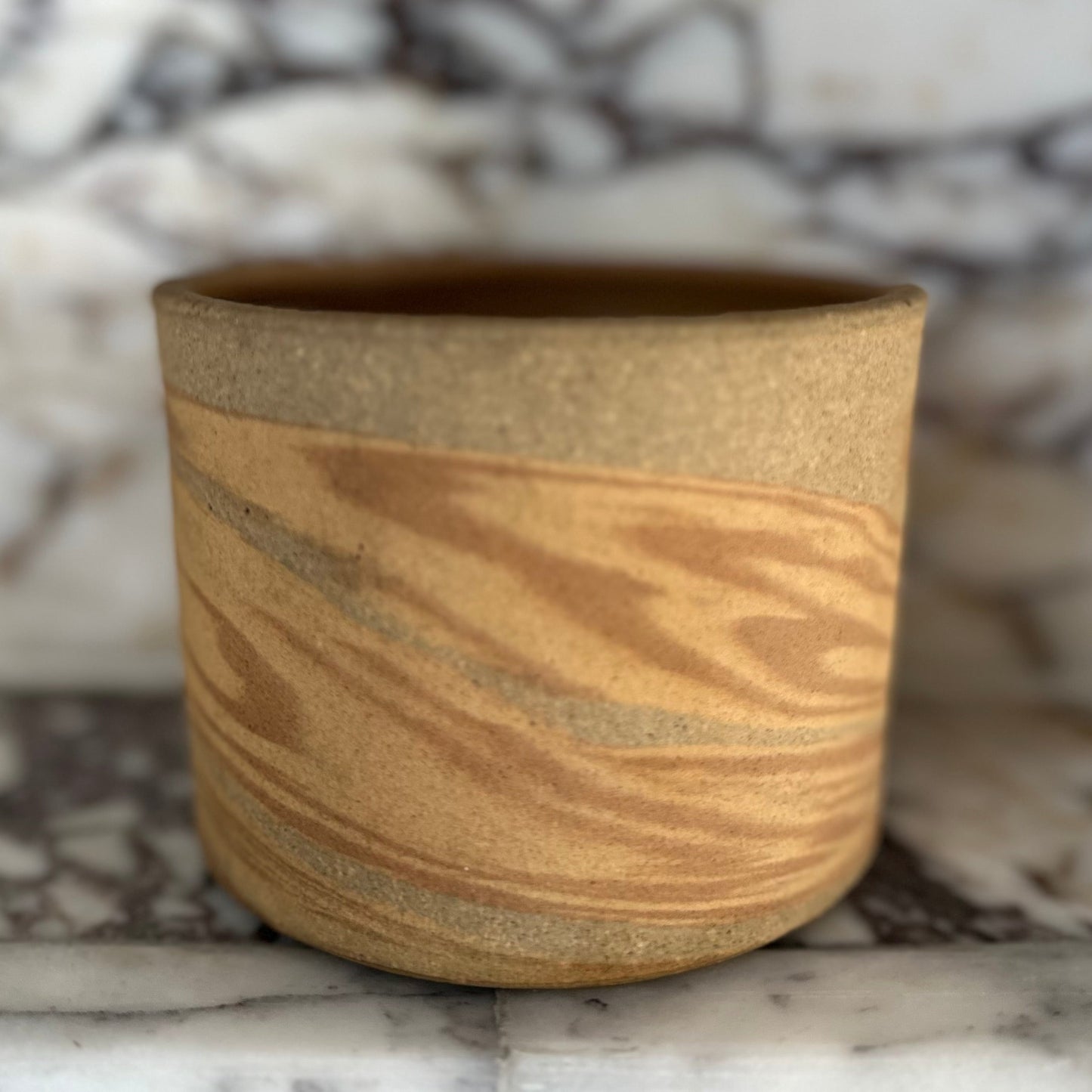 Marbled Stoneware Vessel - No. 05