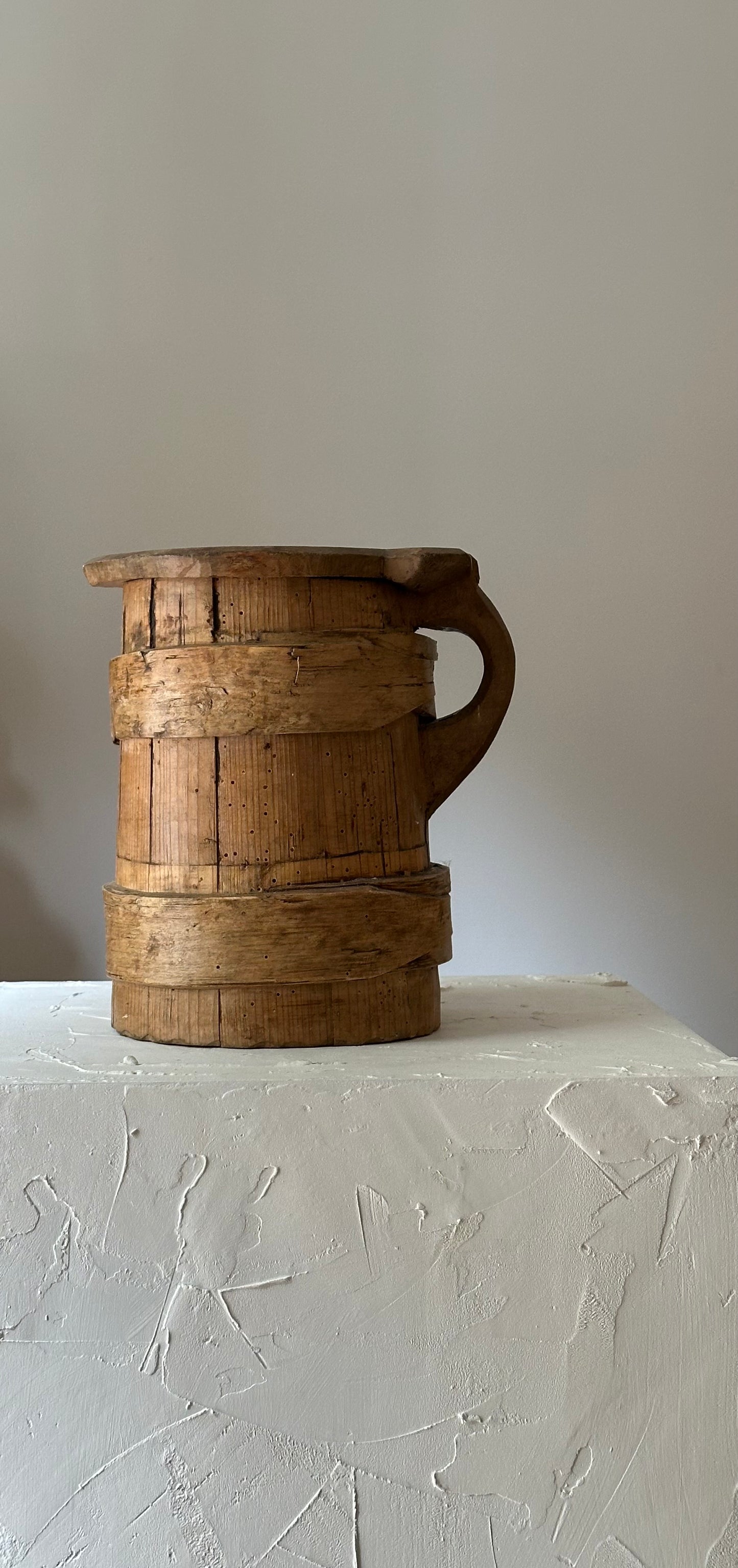 Small Swedish Wooden Grain Measure