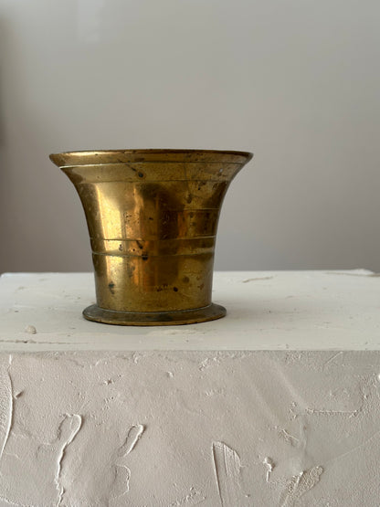 Heavy Brass Apothecary Mortar