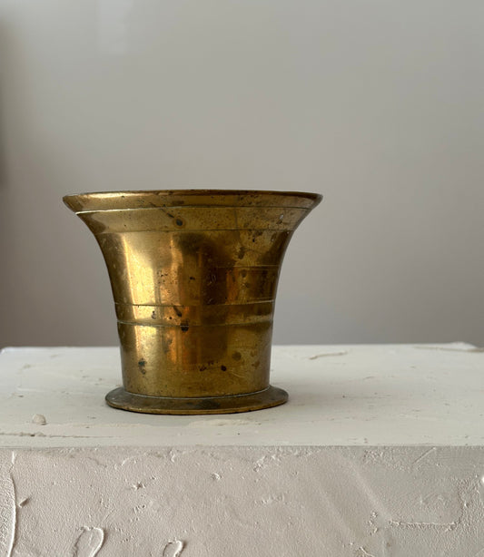 Heavy Brass Apothecary Mortar
