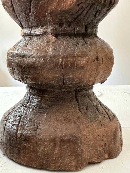 Reclaimed Indian Wooden Candle Holders ii