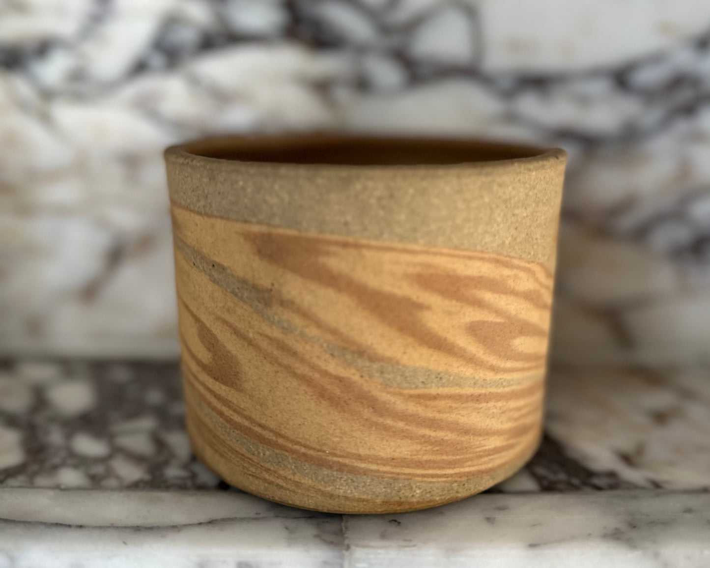 Marbled Stoneware Vessel- No. 05