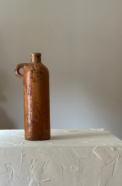 German Stoneware Spirit Bottle