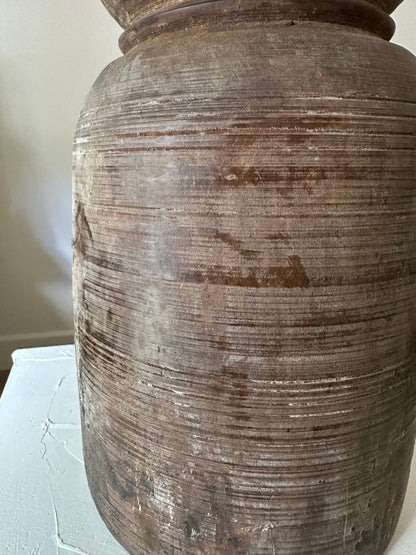 Large Indonesian Earthenware Vessel