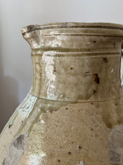 Glazed Provincial Pottery Pitcher
