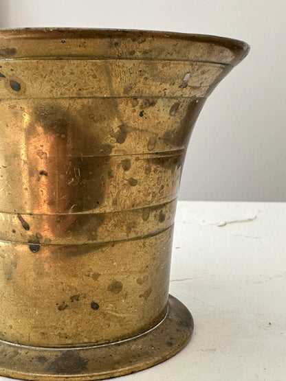 Heavy Brass Apothecary Mortar