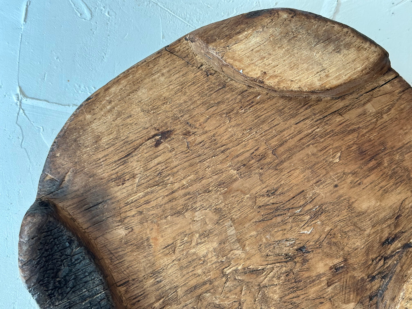 Carved Floral Chapati Board